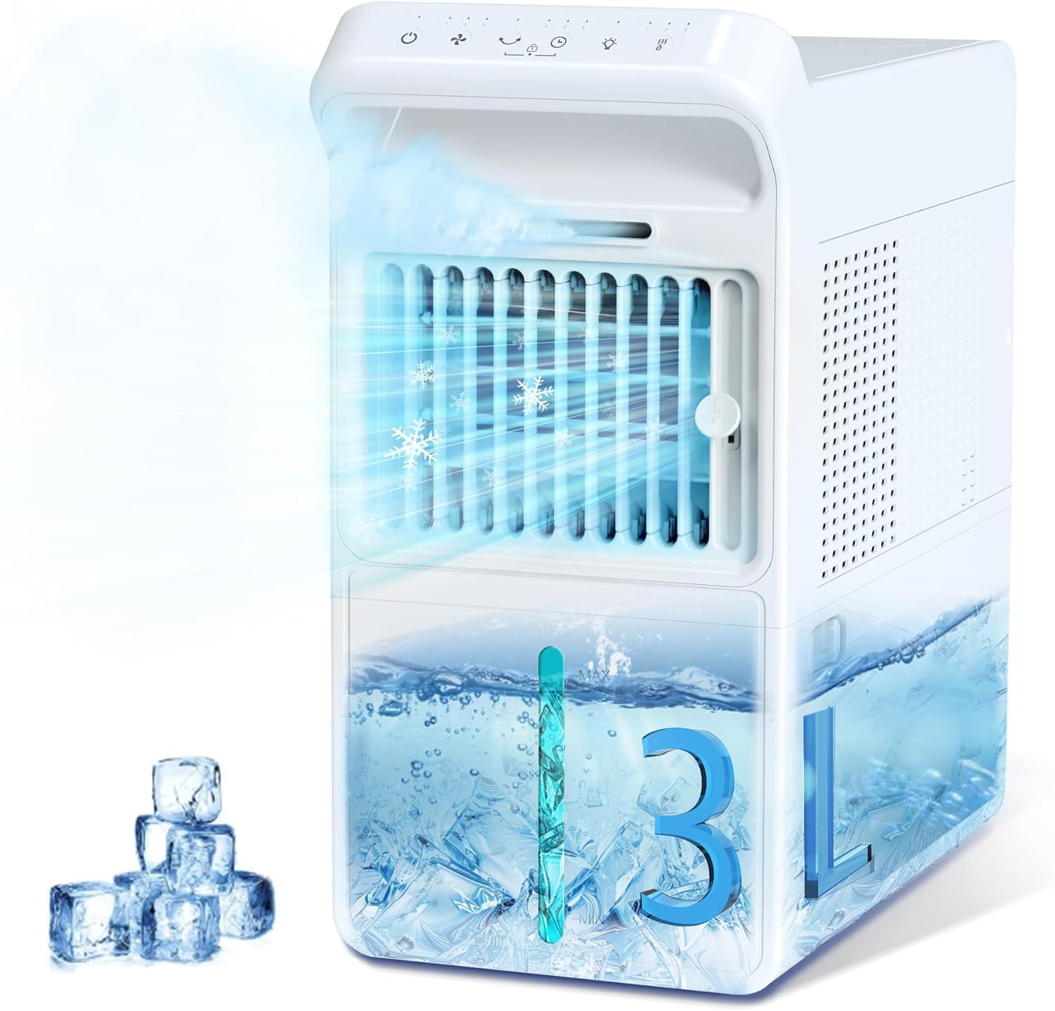 Amazon | Braveby 冷風機・冷風扇「2026 氷霧 × 爆速冷風、わずか 1 秒